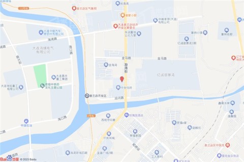 中央和府位置图